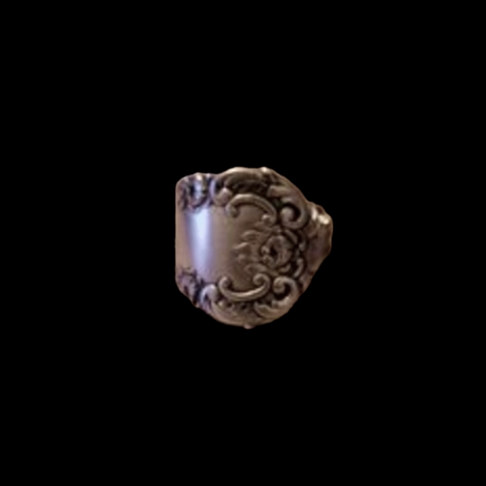 Beautiful Handmade Size 4 Vintage Spoon Ring